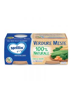 Mellin Omogeneizzato Verdure Miste - 2x80 GR