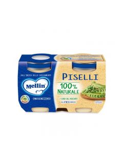 Mellin Omogeneizzato Verdure Piselli - 2x125 GR