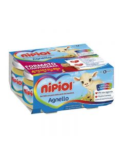 Nipiol Omogeneizzato Carne Agnello - 4x80 GR