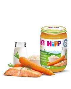 Hipp Bio Pappa Pronta Riso Carote Salmone - 220 gr