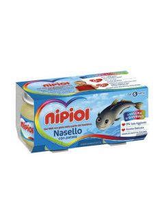 Nipiol Omogeneizzato Pesce Nasello - 2x80 gr