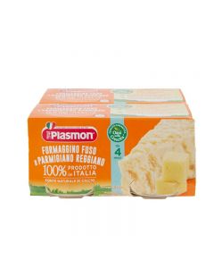 Plasmon Omogeneizzato Formaggino con Parmigiano - 4x80 GR