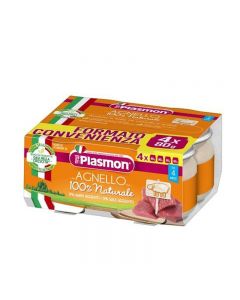 Plasmon Omogeneizzato Carne Agnello - 4x80 GR