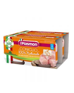 Plasmon Omogeneizzato Carne Coniglio - 4x80 GR