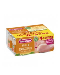 Plasmon Omogeneizzato Carne Pollo - 4x80 GR