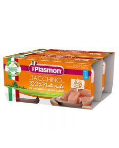 Plasmon Omogeneizzato Carne Tacchino - 4x80 GR