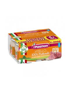 Plasmon Omogeneizzato Carne Vitello - 4x80 GR