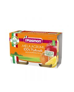 Plasmon Omogeneizzato Frutta Mela & Agrumi - 2x104 GR