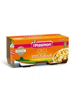 Plasmon Omogeneizzato Legumi Ceci con Zucca - 2x80 GR