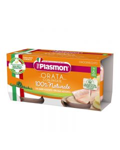 Plasmon Omogeneizzato Pesce Orata con Patate - 2x80 GR