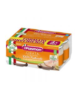 Plasmon Omogeneizzato Pesce Orata con Patate - 4x80 GR