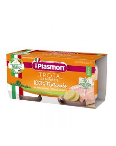 Plasmon Omogeneizzato Pesce Trota con Patate - 2x80 GR