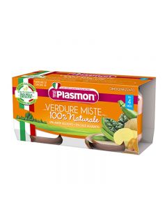 Plasmon Omogeneizzato Verdure Miste - 2x80 GR