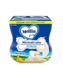 Mellin Merenda Latte e Banana - 2X100GR