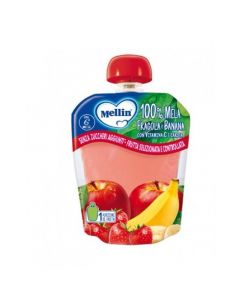 Mellin Pouch Fragola e Banana - 90GR