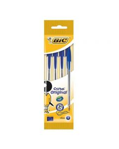 Bic Penna Cristal Original Blu - 4 PZ