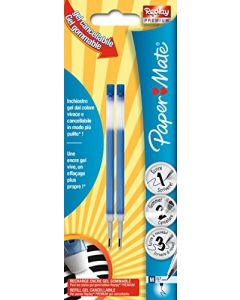 Paper Mate Ricarica Penna Replay Blu 2 Pezzi