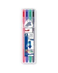 Staedtler Penna Triplus Colori Assortiti 4 Pezzi