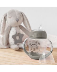 Kiokids Tazza Apprendimento Step1 270ml Grigio