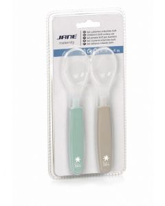 Janè Set 2 Cucchiaini Silicone 