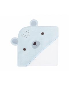 Kikkaboo Accappatoio Quadrato Spugna Bear with me Blu