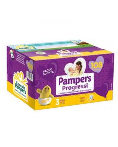 Pampers Progressi QUADRIPACK TG.3 - Midi - 4/9KG