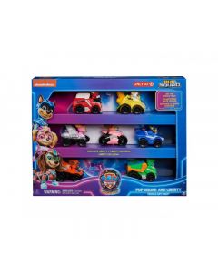 Paw Patrol Pup Squad Set 7 Personaggi con Veicoli - Spin Master 6067335