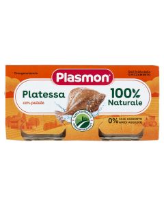 Plasmon Omogeneizzato Pesce Platessa con Patate - 2x80 GR