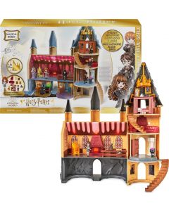 Castello di Hogwarts di Harry Potter, con 12 accessori, luci, suoni e bambola Hermione esclusiva - dai 5 anni