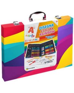 Valigetta Disegna e Colora Rainbow - Giocheria GGI220169           