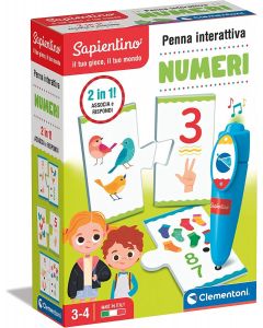 Clementoni- Sapientino interattiva, Gioco educativo elettronico Penna parlante numeri