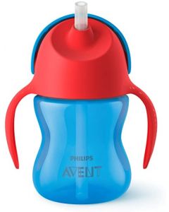 Avent Tazza Blu con Cannuccia Flessibile 200ml