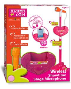 Microfono con Asta Wireless Ragazza - Bontempi 0044404871