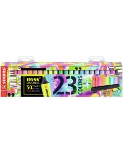 Stabilo Boss Evidenziatori - pz 23 Col. Assortiti 23 Colori assortiti 9 Neon + 14 Pastel