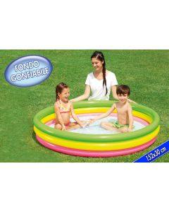 Piscina per Bambini 3 anelli gonfiabili- Bestway 51103