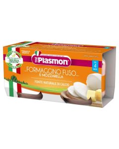 Plasmon Omogeneizzato Formaggino con Mozzarella - 2x80 GR