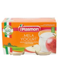 Plasmon Baby Merenda Yogurt e Mela - 2X120GR