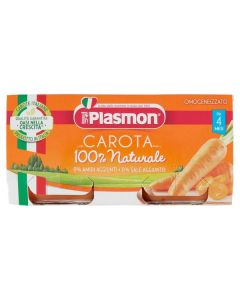 Plasmon Omogeneizzato Verdure Carota - 2x80 GR