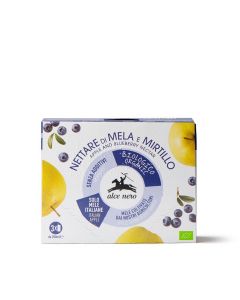 Alce Nero Nettare di Mela e Mirtillo 3pz da 200ml