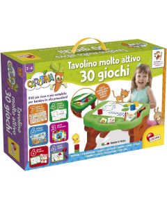 Carotina Tavolino Molto Attivo 30 Giochi - Lisciani 97128