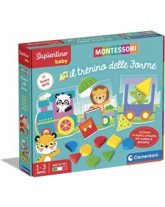 Sapientino Baby Montessori Trenino delle Forme - Clementoni 16414