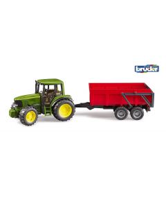 Bruder 02057 - Trattore John Deere 6920 Con Rimorchio