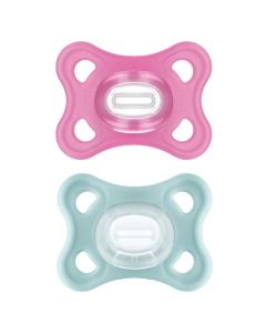 Mam Succhietto Comfort 2-6 Mesi in Silicone 2 Pezzi Girl 84338