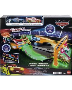 Cars Pista Fluo Incrociata - Mattel 0195HPD80