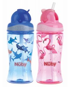 Borraccia con Cannuccia Flip-It 360ml. - Nuby NV04016             