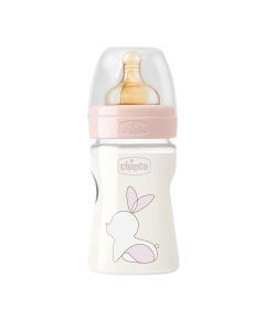 Chicco Biberon Original Touch 150ml Tettarella Flusso Lento Rosa