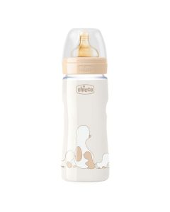 Chicco Biberon Original Touch 330ml Tettarella Flusso Regolabile Unisex