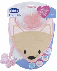 Chicco Bavaglino con Massaggiagengive Fresh Bimba