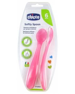 Chicco Cucchiaio in Silicone Bimba - 2pz