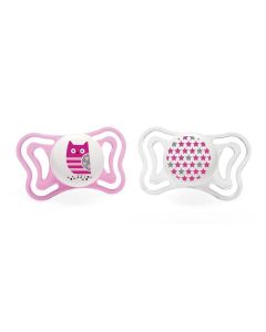 Chicco Succhietto Light Silicone 6/16 mesi Bimba - 2 pz